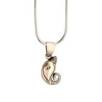 Minimal Ganesh 92.5 Silver Pendant for Men & Women
