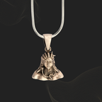Lord Shiva 92.5 Silver Pendant | Mahadev Unisex Necklace